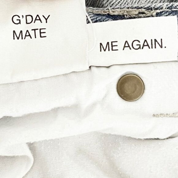 ROLLAS AUSSIE MILLER MID-HIGH RISE SLIM JEANS STRAIGHT LEG 28 - Picture 7 of 10